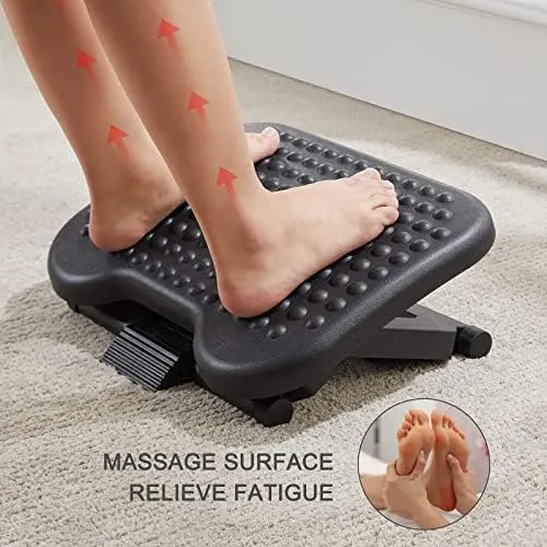 HUANUO adjustable footrest with rocking motion for seated desk work