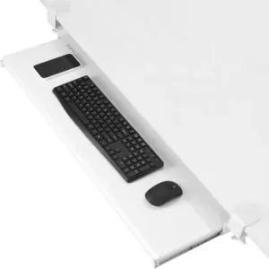VIVO MOUNT-KB15EW 34-inch white under desk keyboard tray