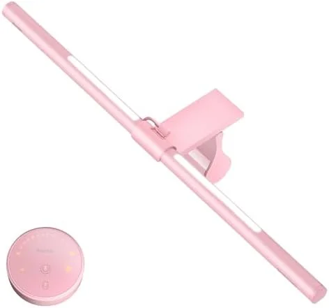 Quntis ScreenLinear 16.1-inch pink monitor light bar with aluminum construction